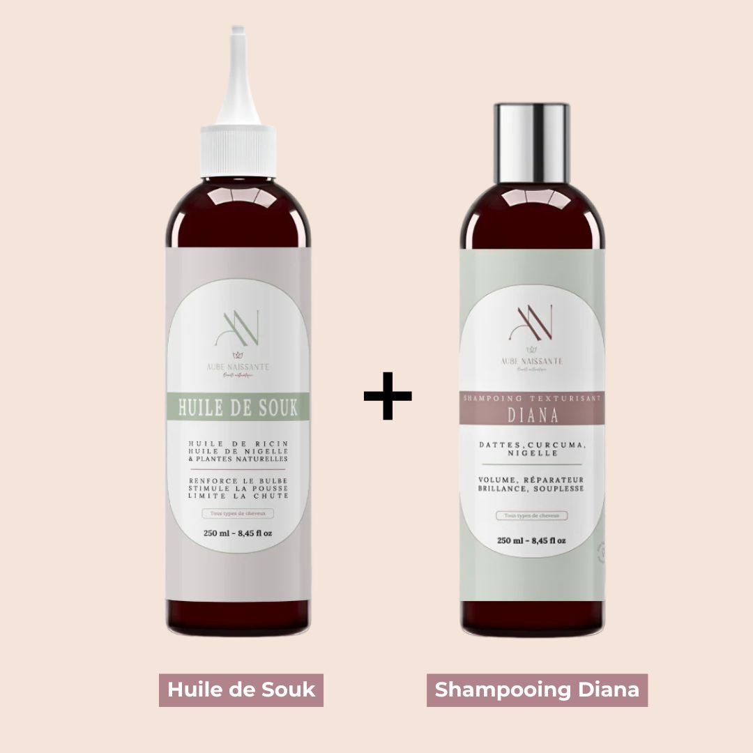 Pack Chevelure : Huile de Souk + Shampoing Diana